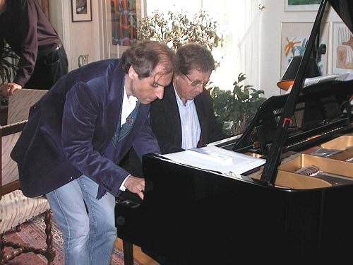 Kjell Waltman and Peter Lundberg 
playing "That Teasin' Rag".
