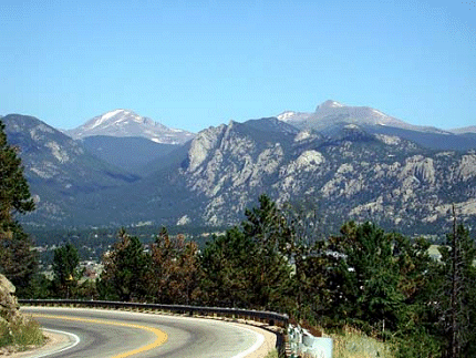 View of the Rocky Mountains