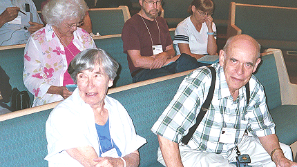 Pat (Lamb) and Bill Conn at concert hall