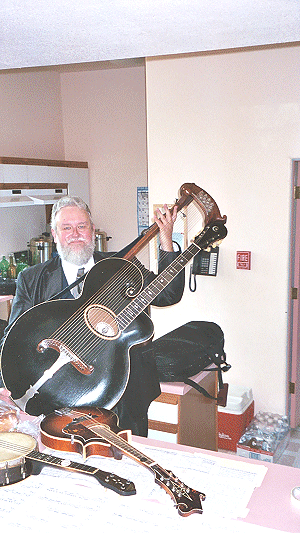 Bob Ault with Harp-Guitar