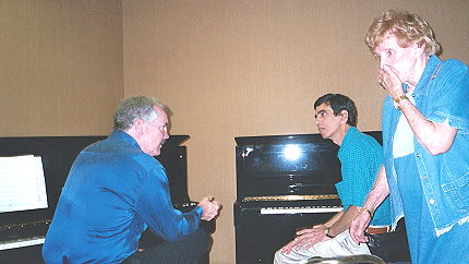 Frank French and Luiz Simas dual pianos