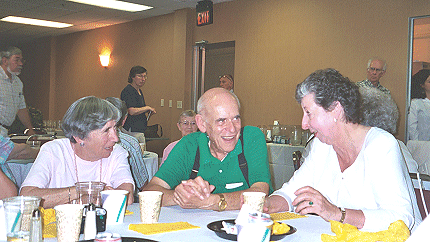Good friends Pat (Lamb) Conn, Bill Conn, and Lucille Salerno